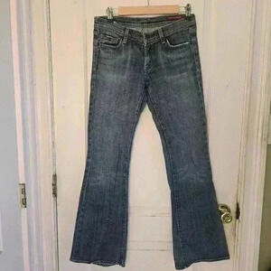 P7427 COH medium wash country  flared bootcut  denim jean size 27